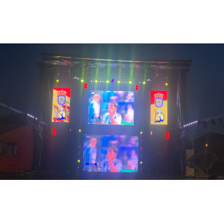 Alquiler pantallas led y sonido line array, día 14 de julio 2026, horario 20:30 a 11:30